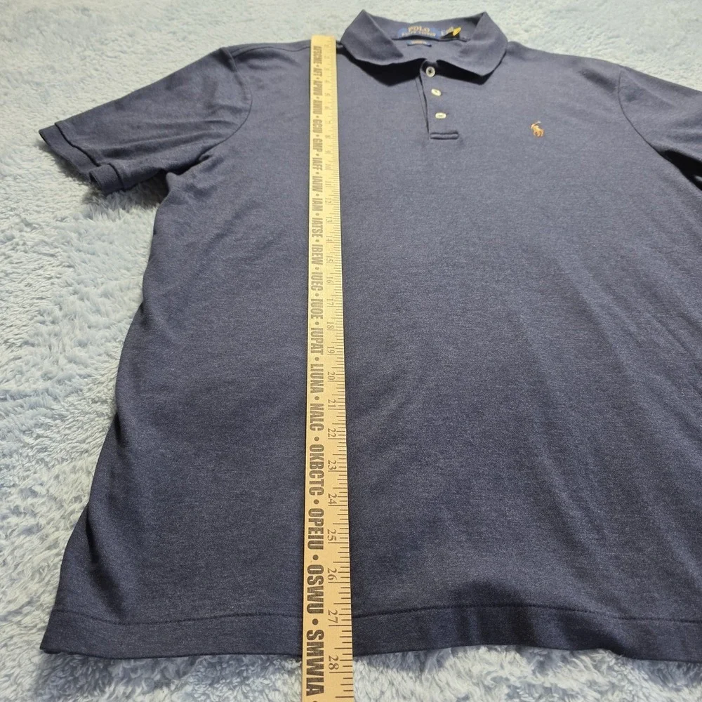 Polo Ralph Lauren Men's Classic Fit Polo Golf Short Sleeve Shirt‎  L Navy Blue